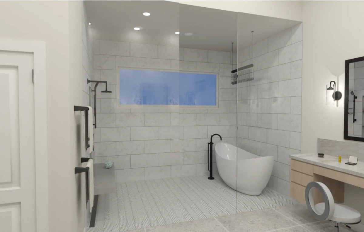 Lamb project interior 3D rendering