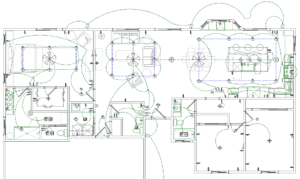 Modern floor plan featuring spacious living areas, efficient kitchen, and private bedrooms for balanced living.